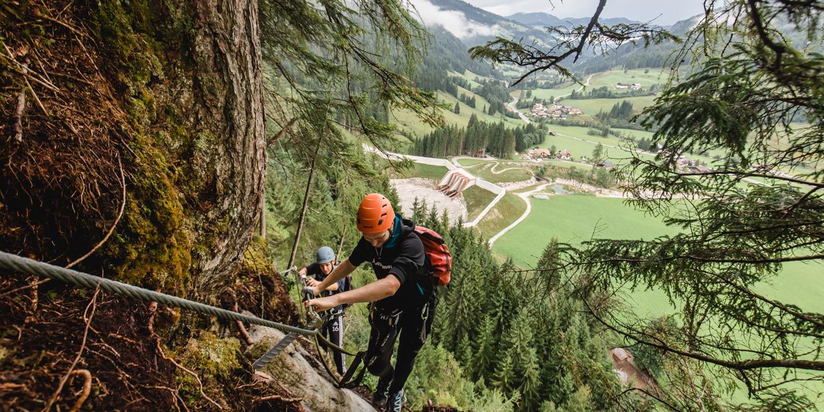 klettern-sommurlaub-salzburger-land-1 Mountainbiken - Sommerurlaub in Wagrain, Salzburg